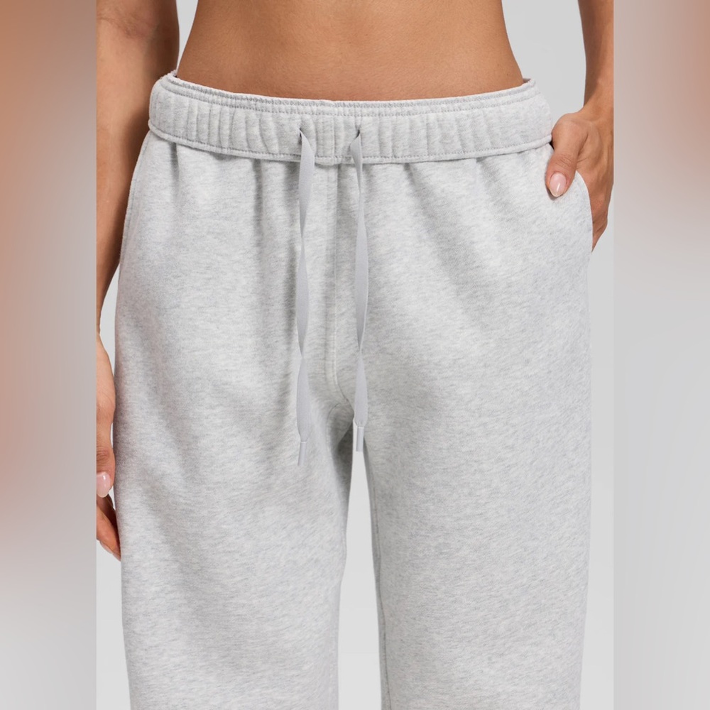 Fleece Lined High Rise Jogger Sweatpant 28'' - Picture 4 of 7